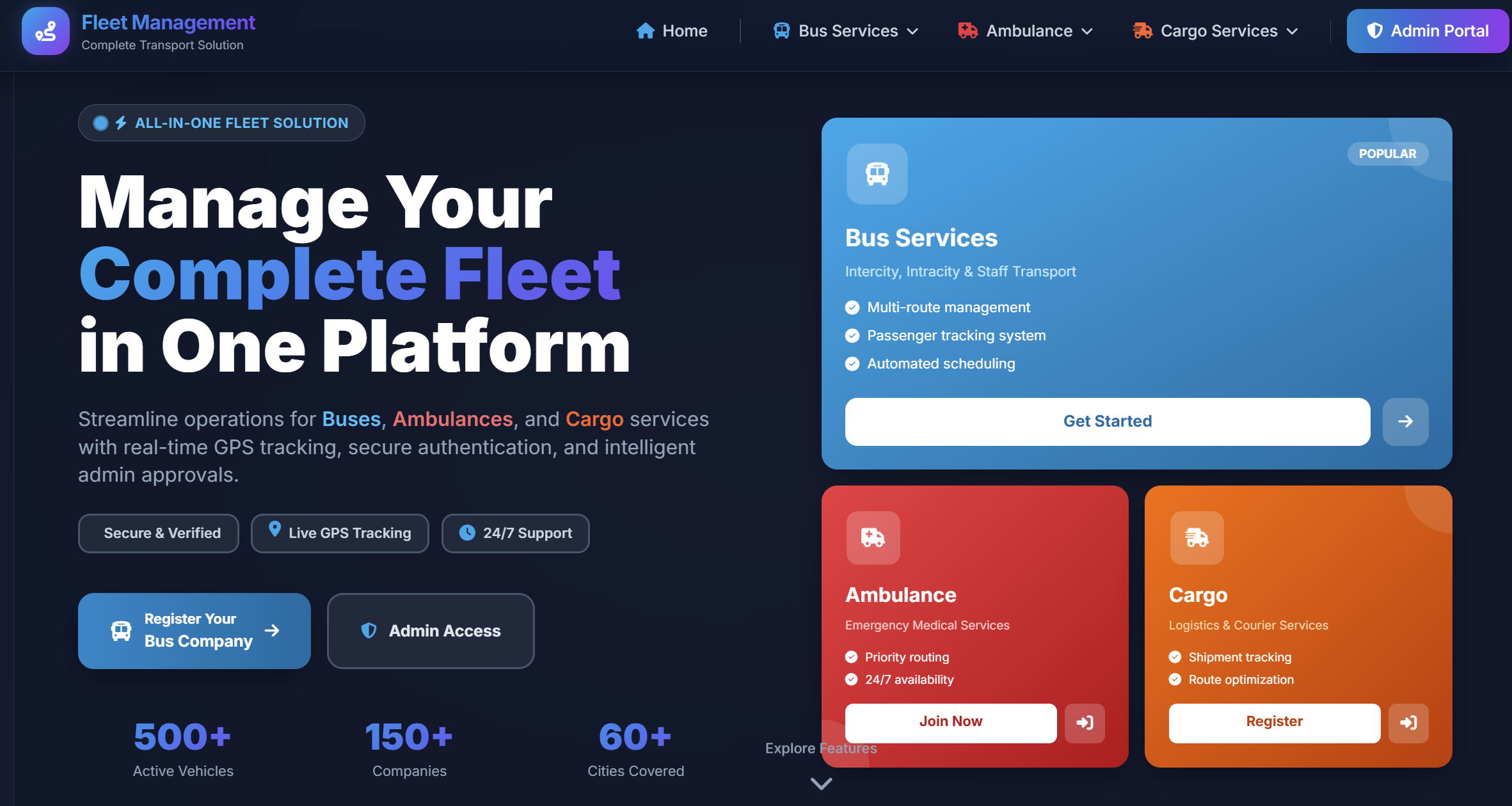 Fleet Management / Smart Transportation / IoT-based Monitoring System